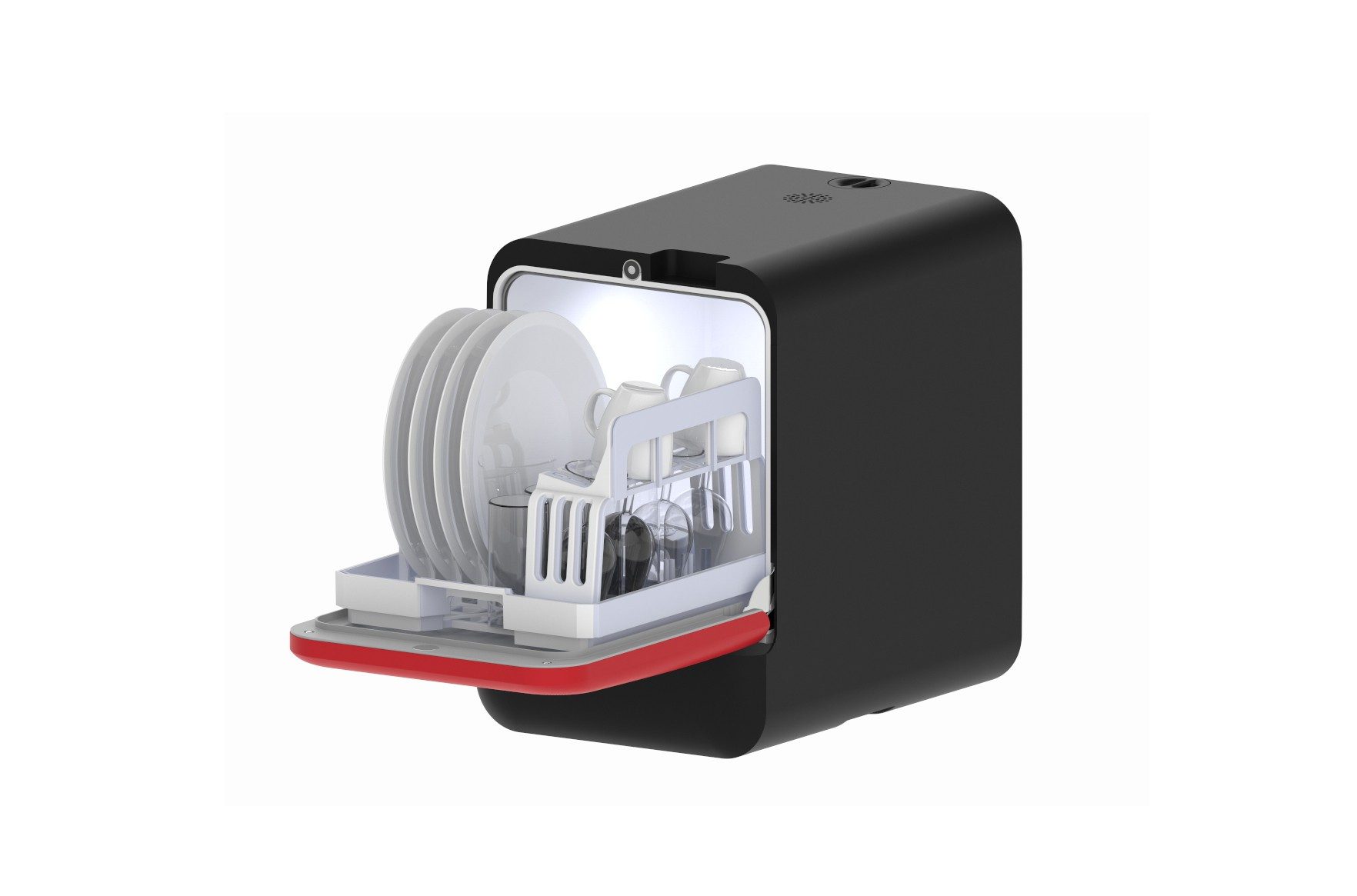 Mini lave-vaisselle - Lave-vaisselle de camping - avec APP - 900W - 5 L -  Convient aux