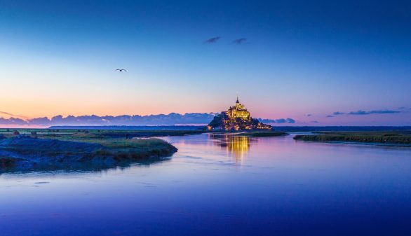 La baie du Mont-Saint-Michel.