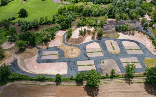 Aire de Saint-Pourçain-sur-Besbre dans l'Allier.