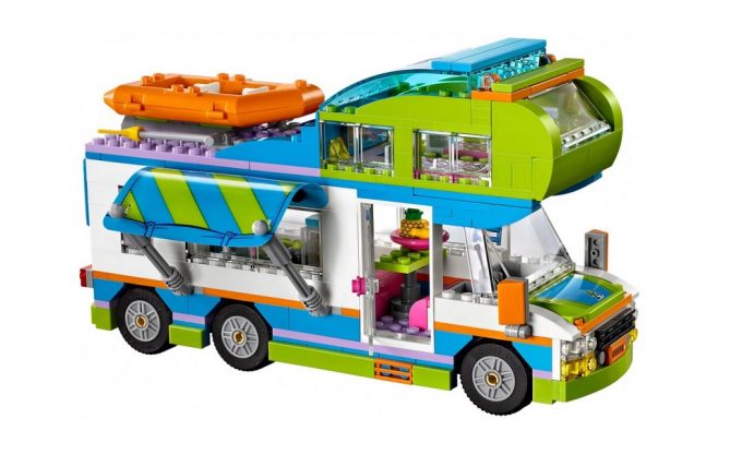camping car en lego